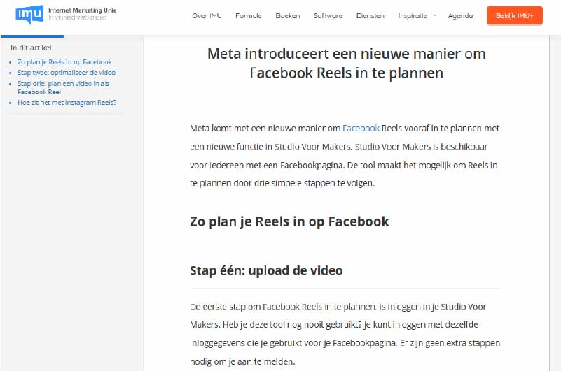 Blog | Internet Marketing Unie