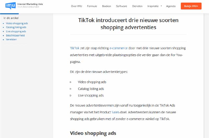 Blog | Internet Marketing Unie