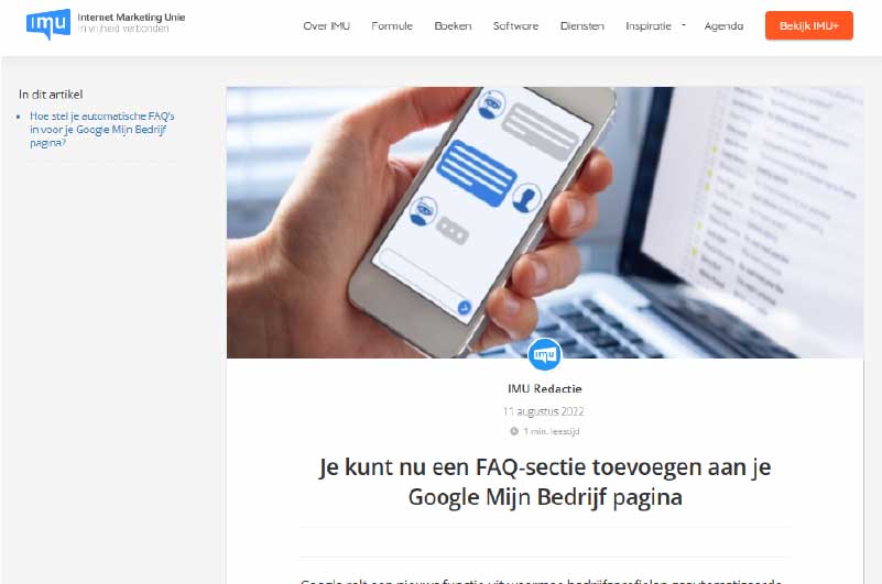Blog | Internet Marketing Unie