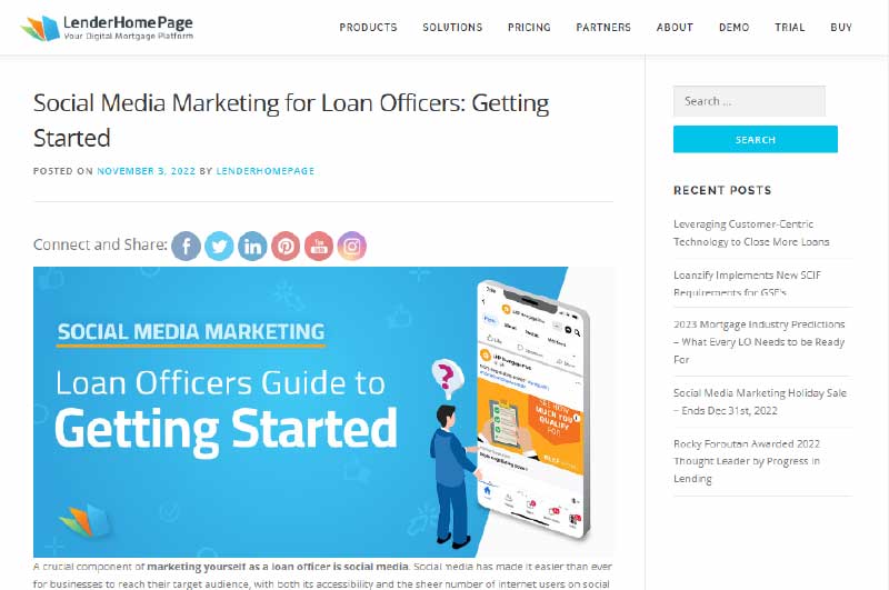 Blog | Lender Homepage