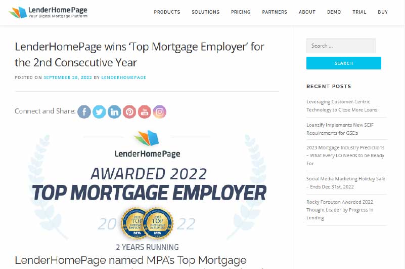 Blog | Lender Homepage