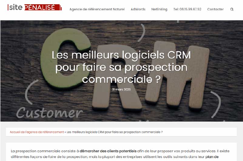 Blog | Site Pénalisé