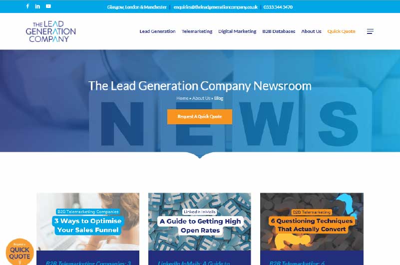 Blog | The Lead Generation Company 