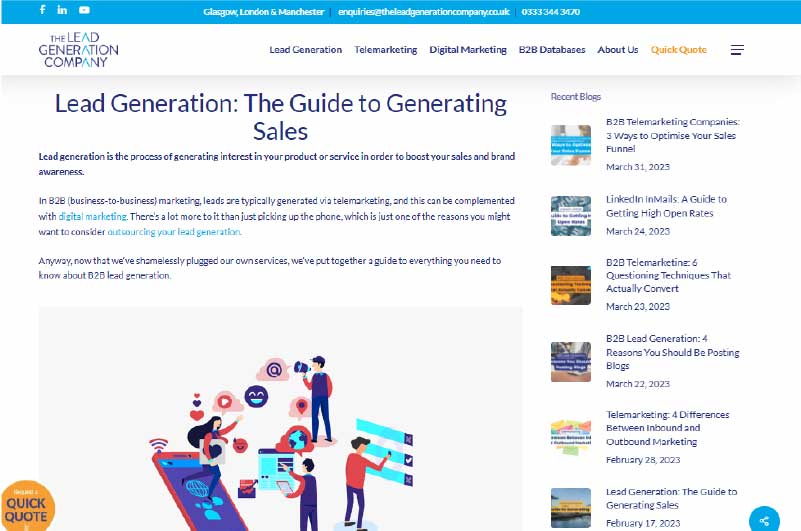 Blog | The Lead Generation Company 
