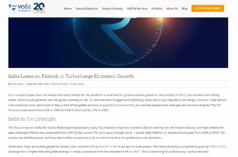 Blog | Veda Informatics
