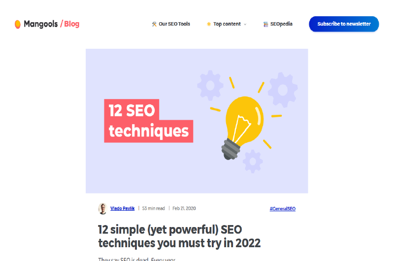 Blog | Mangools