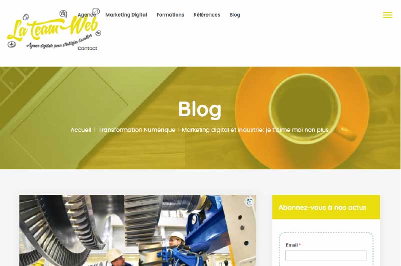 Blog |Team du web