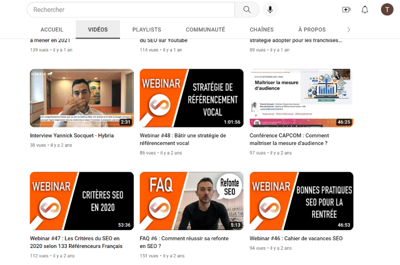 YouTube Channel | Brioude Internet