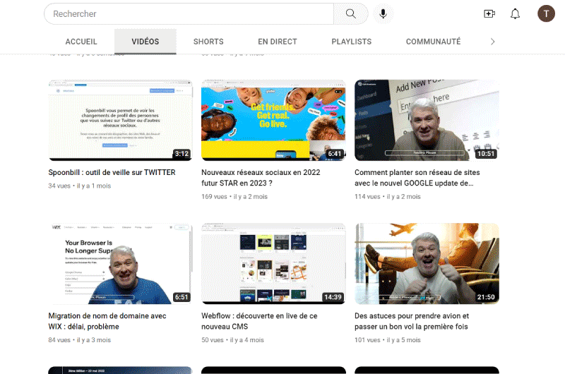 Canale YouTube | Frederic Plisson