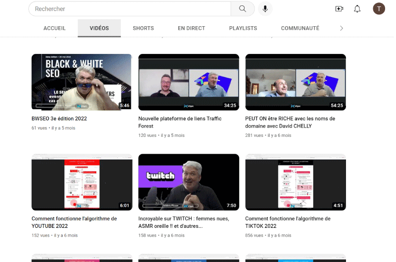 Canale YouTube | Frederic Plisson