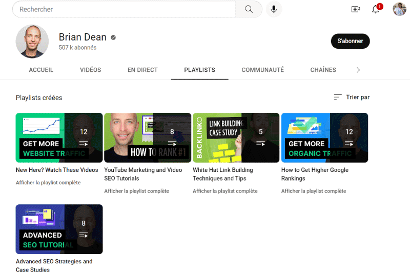 Youtube channels | Backlinko