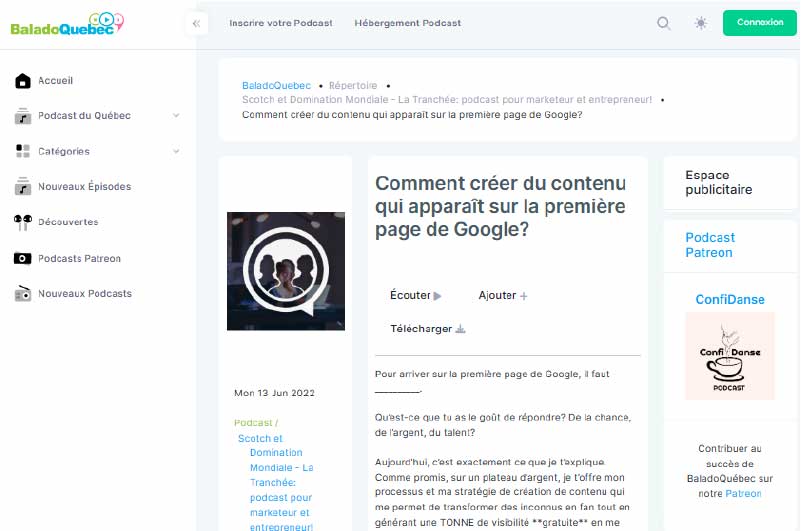 Podcast | Scotch e dominio del mondo – La Tranchée: podcast per marketer e imprenditori