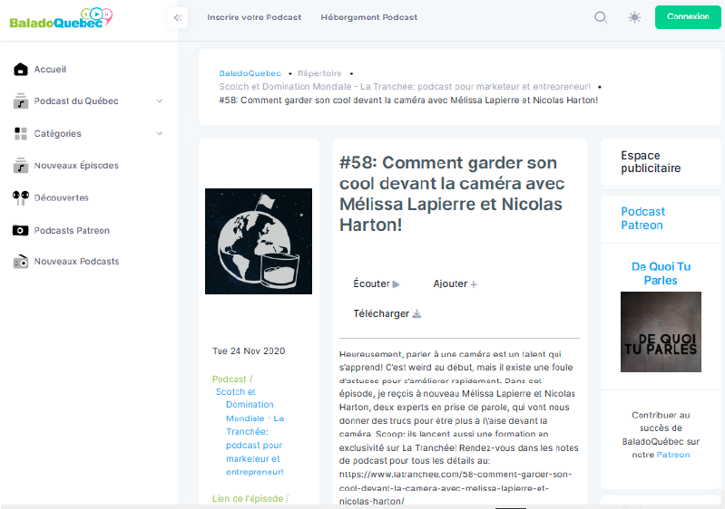 Podcast | Scotch e dominio del mondo – La Tranchée: podcast per marketer e imprenditori