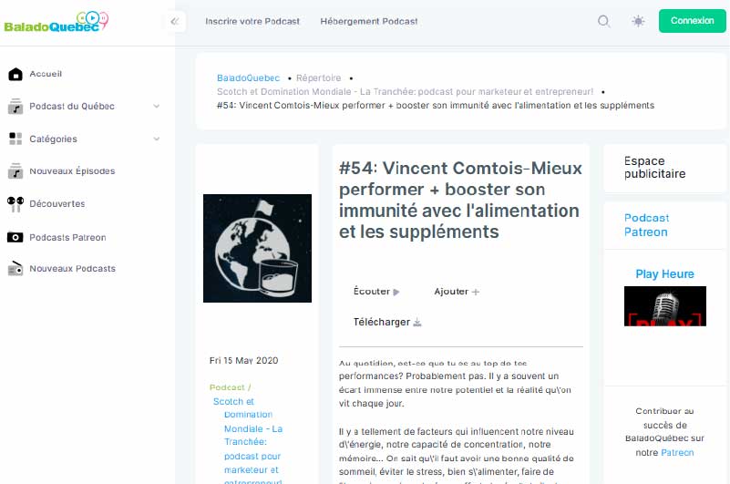 Podcast | Scotch e dominio del mondo – La Tranchée: podcast per marketer e imprenditori