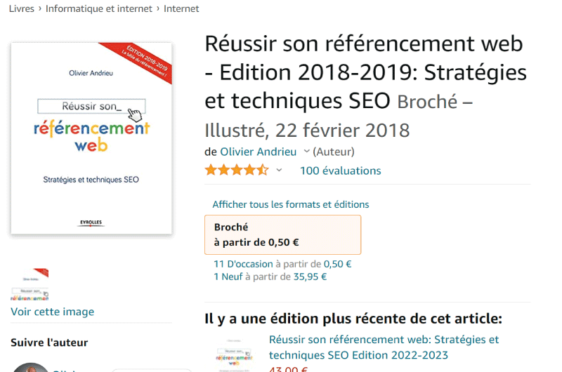 BOOKS | Réussir son référencement web – Edition 2018-2019 : SEO strategies and techniques