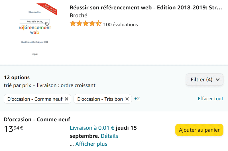 BOOKS | Réussir son référencement web – Edition 2018-2019 : SEO strategies and techniques