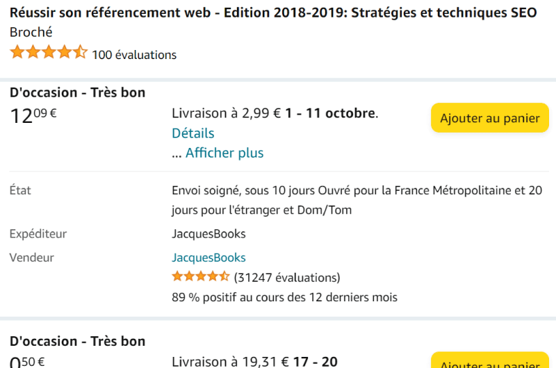 BOOKS | Réussir son référencement web – Edition 2018-2019 : SEO strategies and techniques