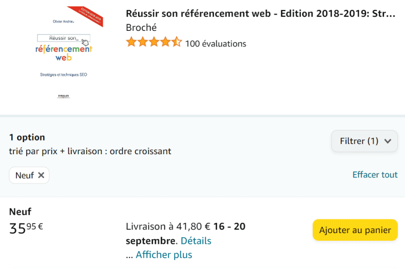 BOOKS | Réussir son référencement web – Edition 2018-2019 : SEO strategies and techniques