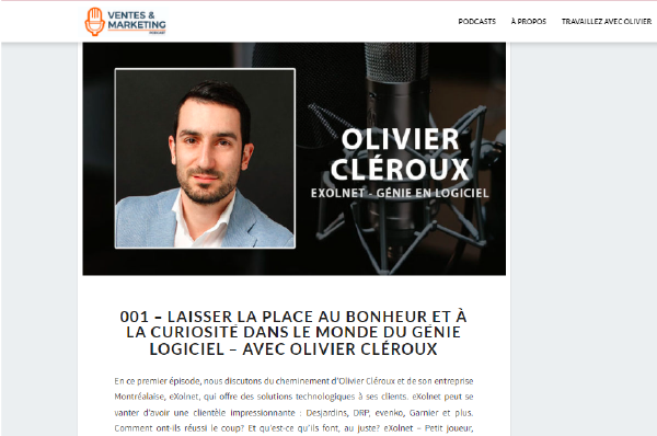 Podcast | Ventas y marketing podcast description