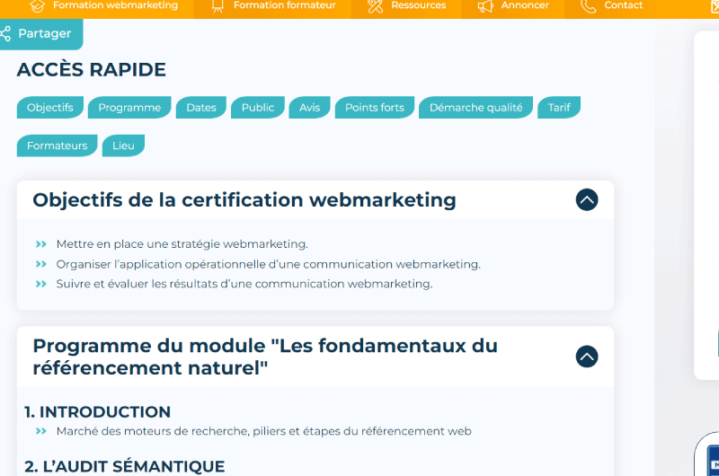 FORMAZIONE | fondamenti della referenziazione naturale