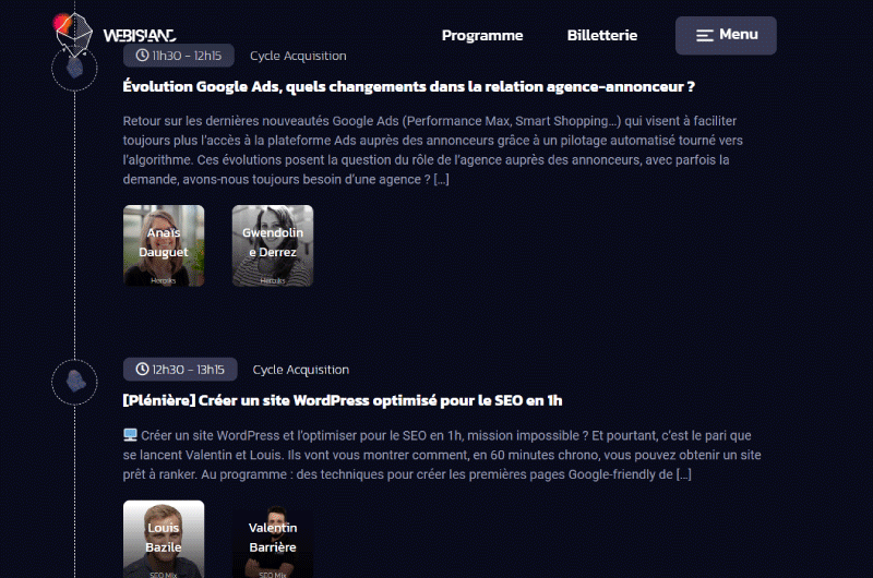 Events | WebIsland