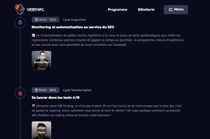 Events | WebIsland