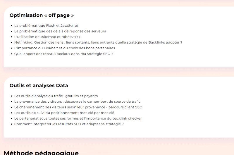 Formazione | Ottimizzazione del referenziamento naturale del sito web – SEO
