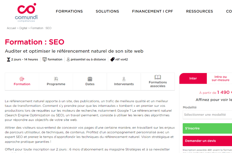 Formazione | Formazione SEO