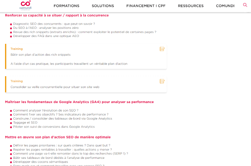 Formazione | Formazione SEO