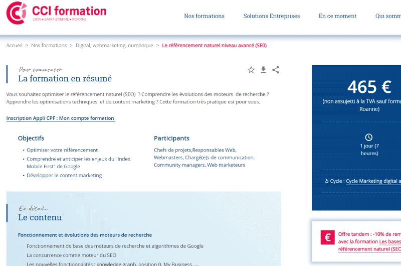 TRAINING | Advanced Search Engine Optimization (SEO)