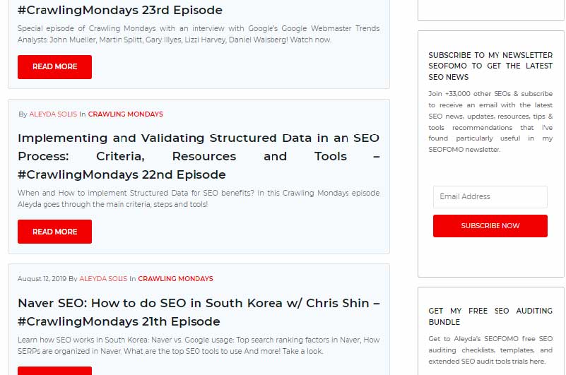 Podcast | Crawling Mondays