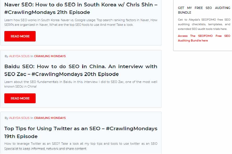 Podcast | Crawling Mondays