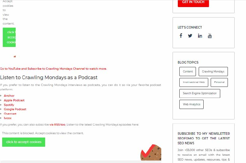 Podcast | Crawling Mondays