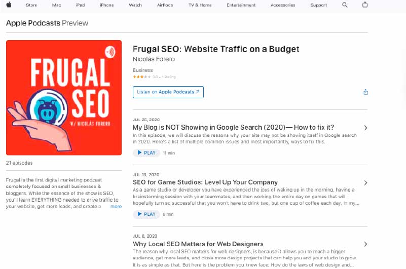 PODCAST | Frugal SEO: Website Traffic on a Budget