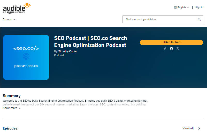 PODCAST | SEO Podcast