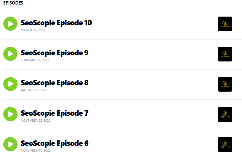 PODCAST | Seoscopie