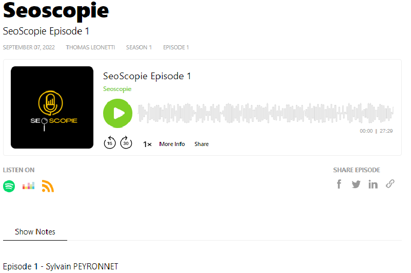 PODCAST | Seoscopie