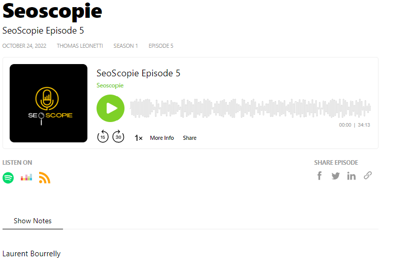 PODCAST | Seoscopie