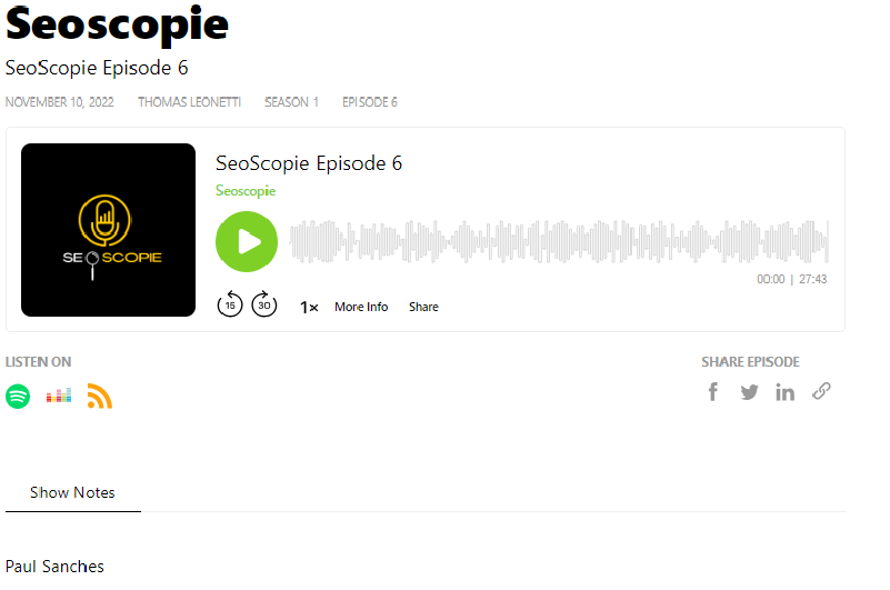 PODCAST | Seoscopie