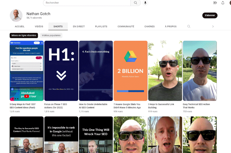 CANALES DE YOUTUBE | Nathan Gotch