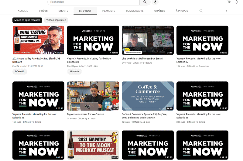 CATENA YOUTUBE | Gary Vaynerchuk