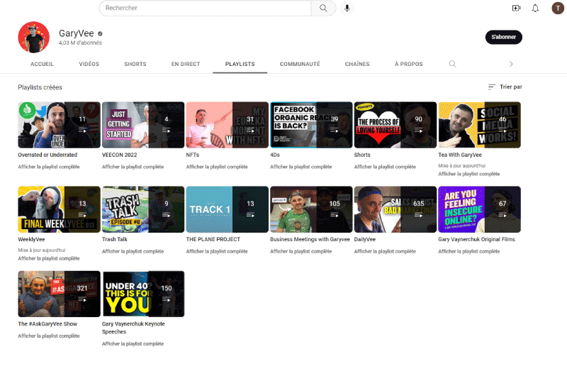 YOUTUBE CHAIN | Gary Vaynerchuk